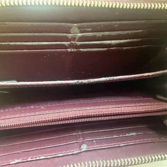 Coach Signature Jacquard Buckle Wallett​ - Picture 5 of 9